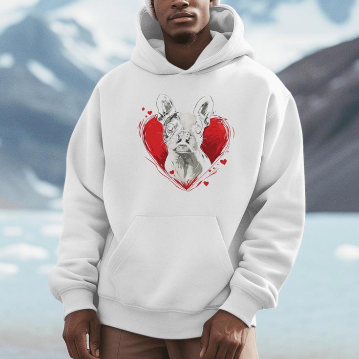Valentine's Day Boston Terrier Dog Unisex Hoodie, novelty gifts, funny gifts