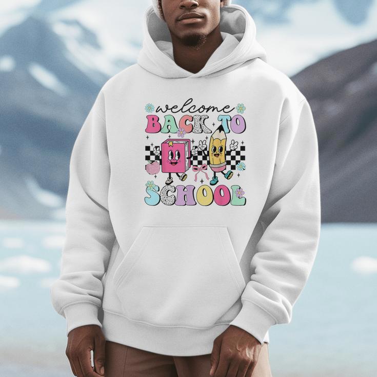 Welcome Back To School 2024 Teachers Students First Day Unisex Hoodie, novelty gifts, funny gifts Welcome Back To School 2024 Teachers Students First Day Unisex Hoodie, novelty gifts, funny gifts