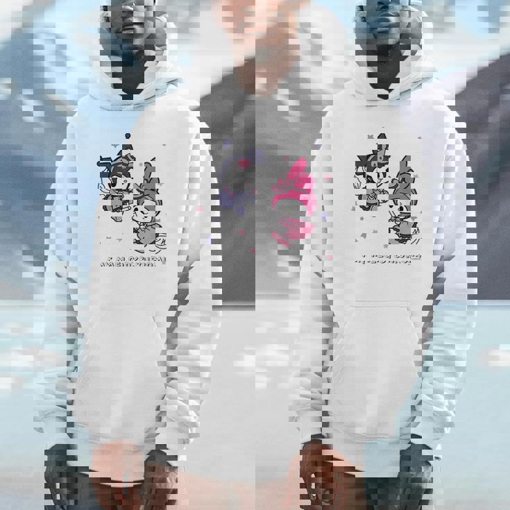 【ハロウィン特集】Usデザイン マイメロディ&クロミ 夜空 パーカー