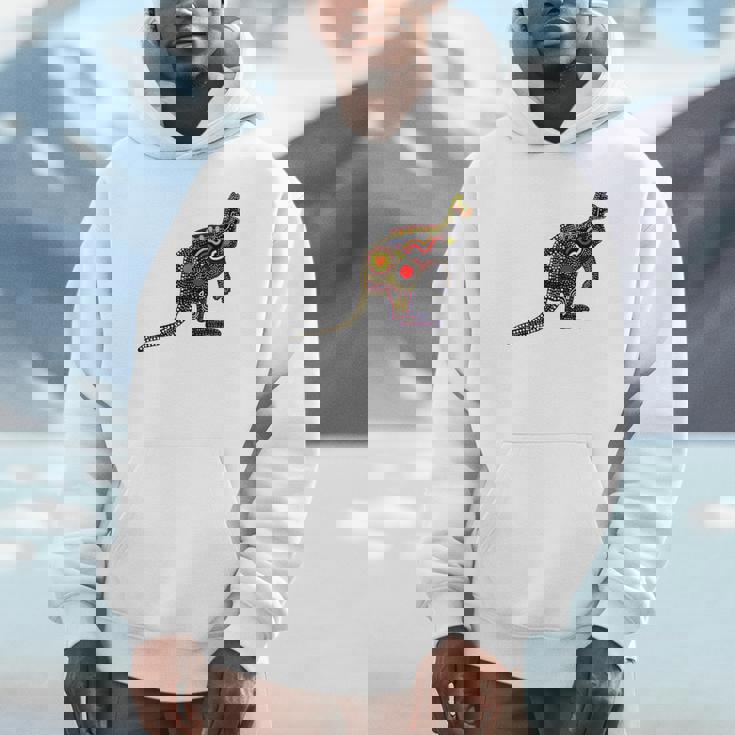 アボリジニアート カンガルー。 パーカー