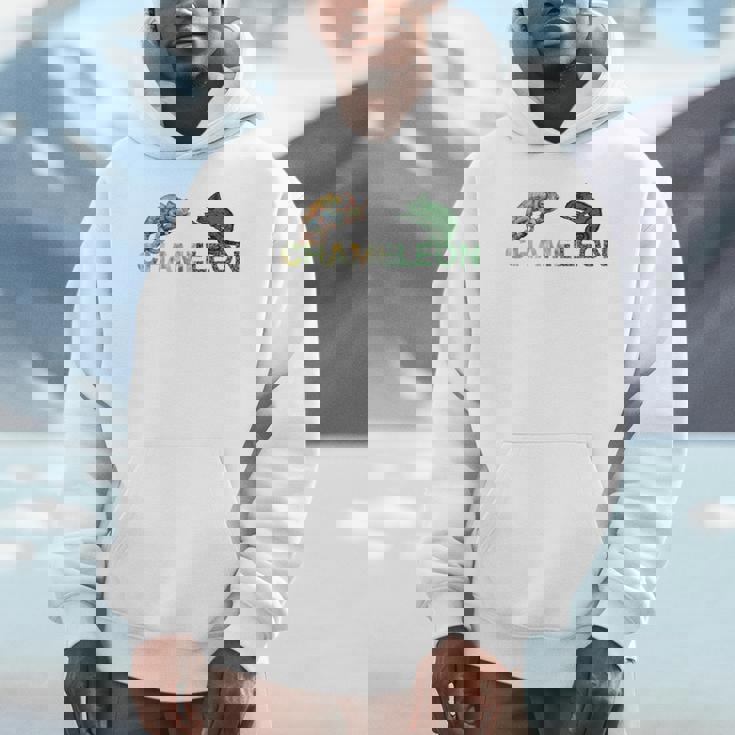 カラフル カメレオン 長袖tシャツ パーカー