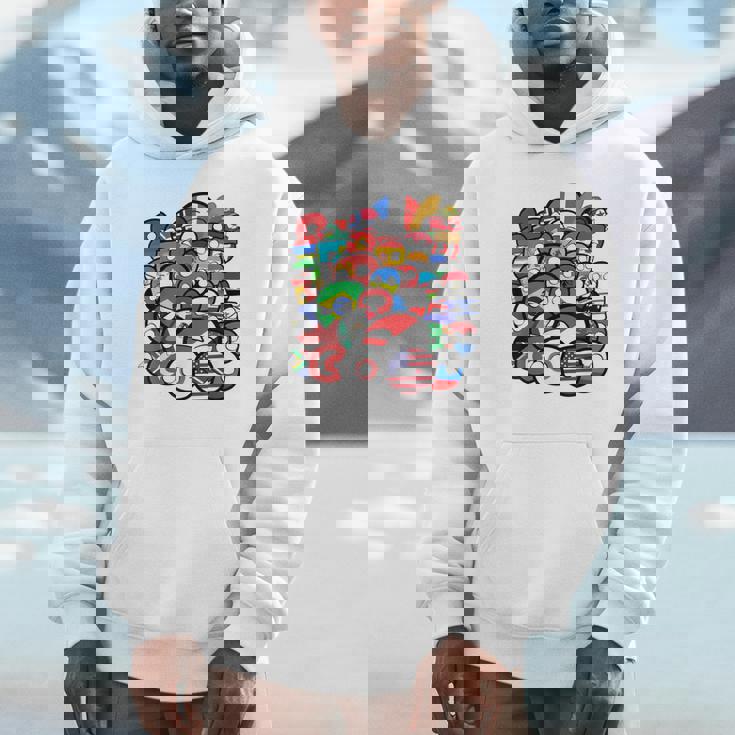 カントリーボールまたはポーランドボールの各国のグループ写真 パーカー