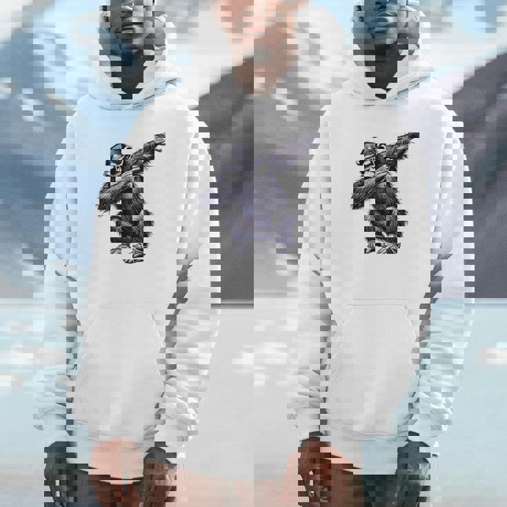 サングラスをかけたダブダンスを踊るチンパンジー猿 パーカー