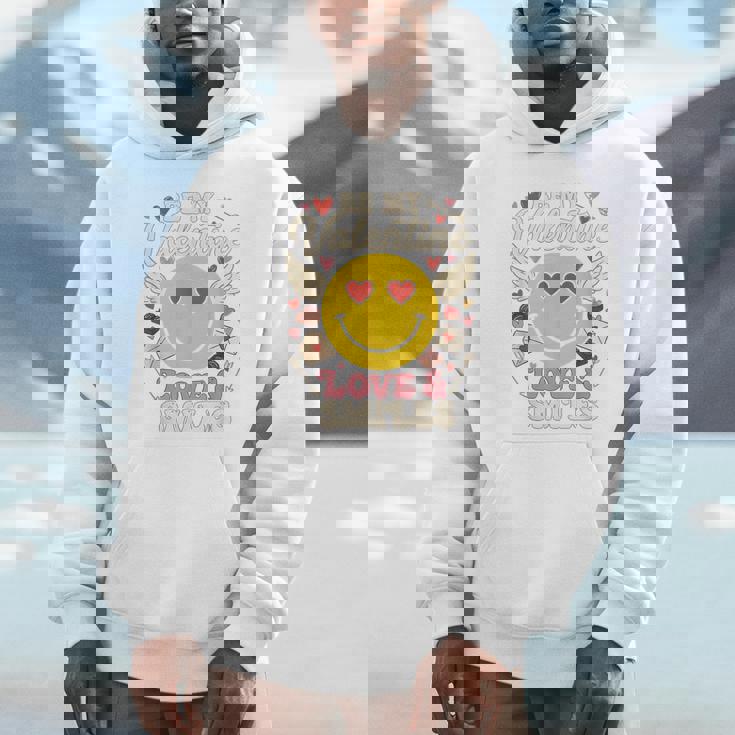 バレンタイン スマイルフェイス ハート 翼 かわいい 愛 チョコレート パーカー