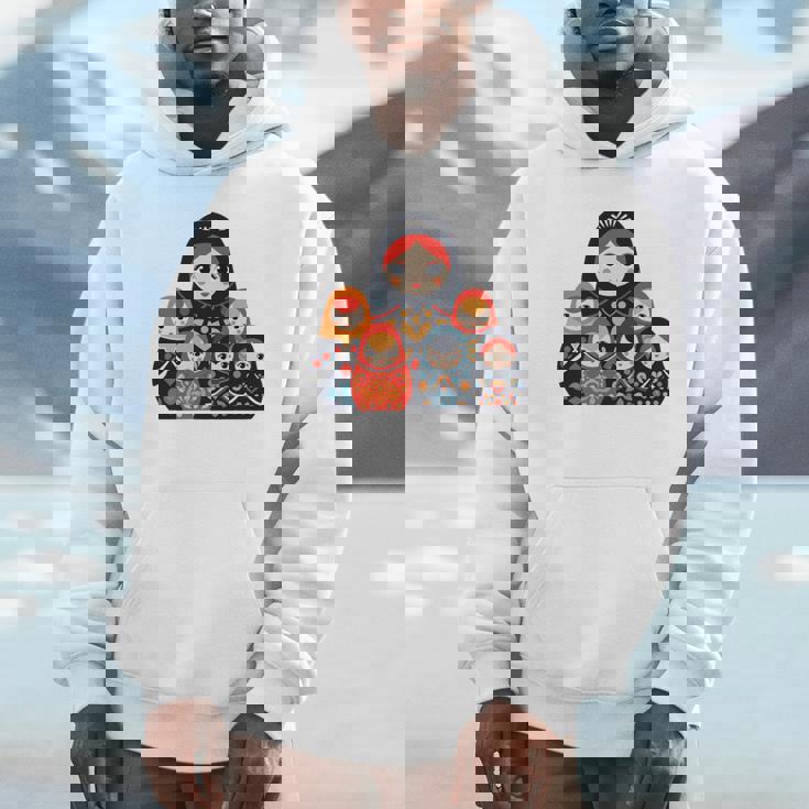 マトリョーシカ ロシア人形 入れ子人形 マトリョーシカ 長袖tシャツ パーカー