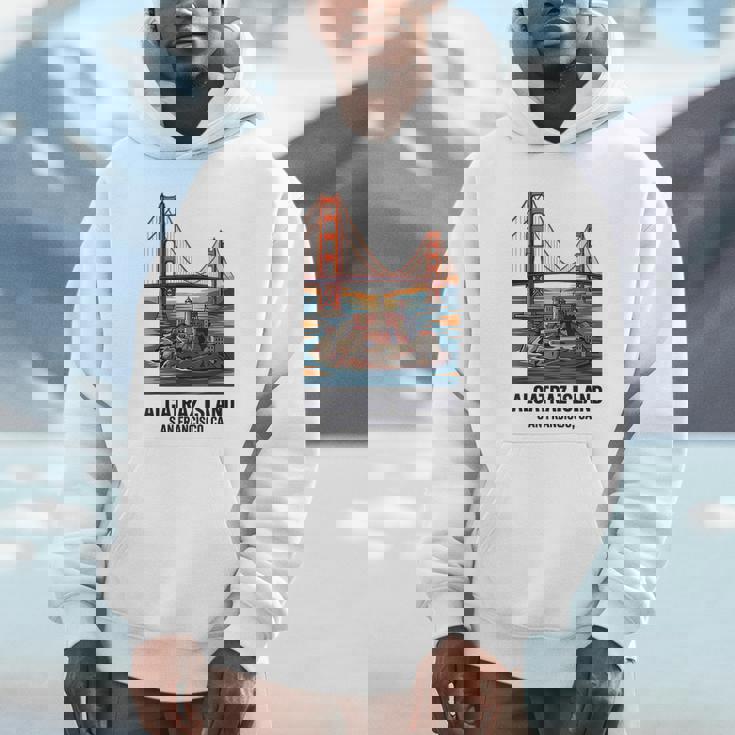 ヴィンテージ アルカトラズ島 サンフランシスコ ゴールデンゲート ベイエリア パーカー