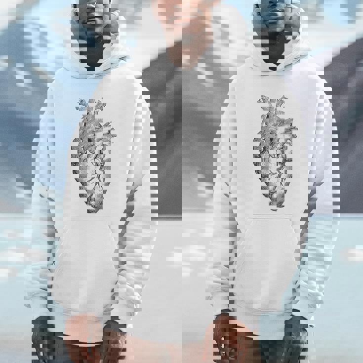 解剖学的に正しい人間の心臓tem Aorta Cardio パーカー