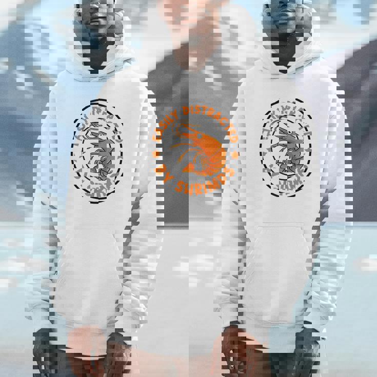 魚介類と海老に気を取られて 面白い海老 パーカー