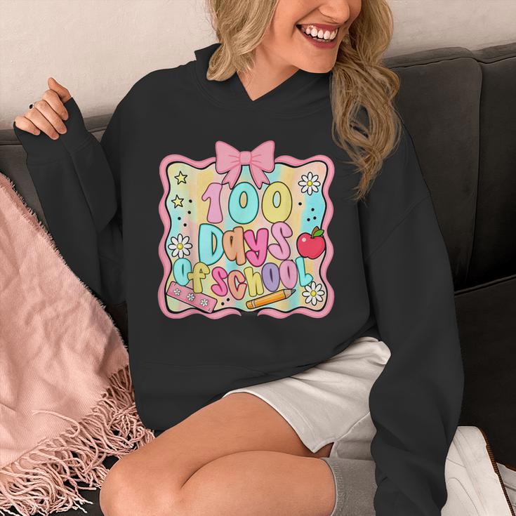 100 Days Of School Preppy 100th Day Of School Teacher Kids Unisex Hoodie, funny design 100 Days Of School Preppy 100th Day Of School Teacher Kids Unisex Hoodie, funny design