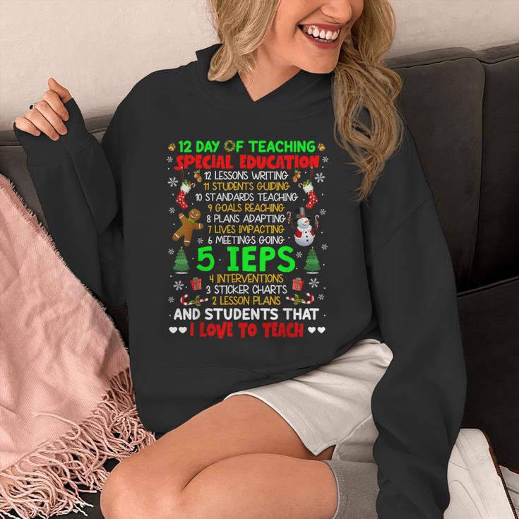 12 Days Of Teaching Special Education IEPS SPED Teacher Xmas Unisex Hoodie, funny design 12 Days Of Teaching Special Education IEPS SPED Teacher Xmas Unisex Hoodie, funny design
