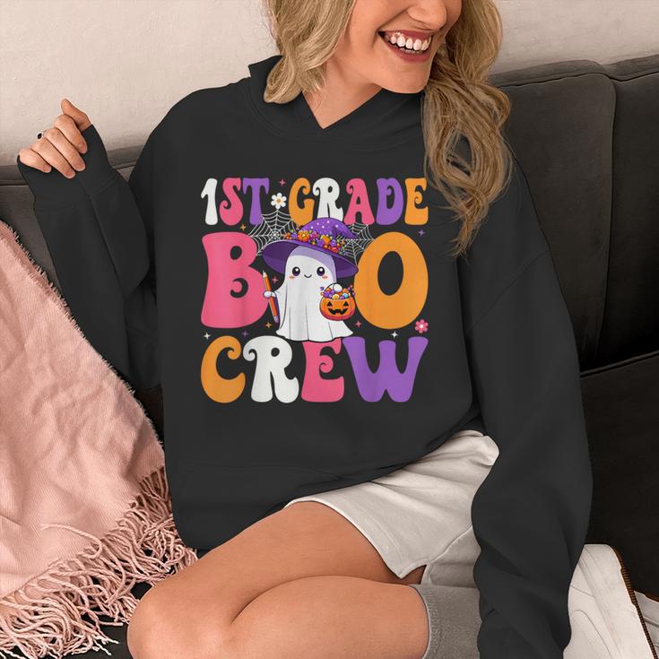 1st Grade Boo Crew Halloween First Grade Halloween Teacher Unisex Hoodie, First Grade Teacher Gifts, funny design