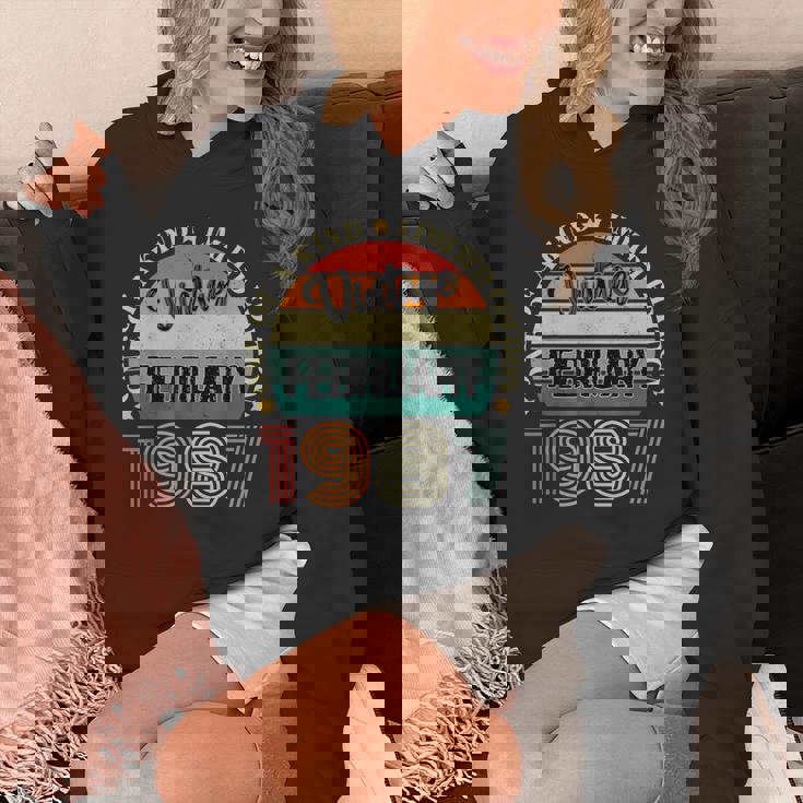 37歳 ヴィンテージ 1987年2月 37歳の誕生日 レトロ パーカー