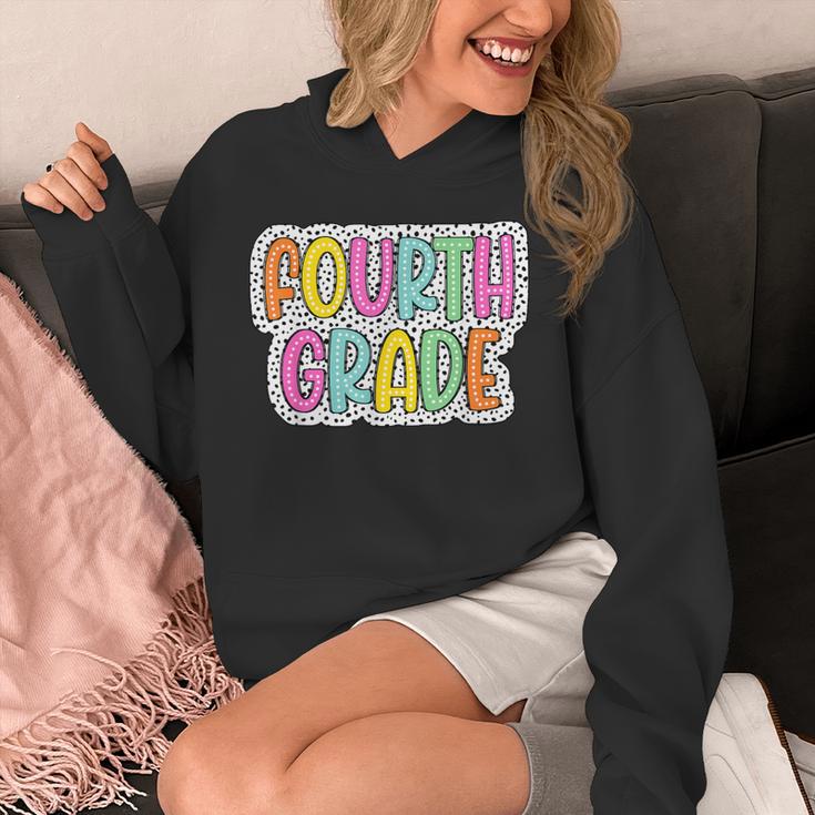 4th Grade Back To School Dalmatian Dots Teacher Student Unisex Hoodie, 4th Grade Teacher Gifts, funny design 4th Grade Back To School Dalmatian Dots Teacher Student Unisex Hoodie, 4th Grade Teacher Gifts, funny design