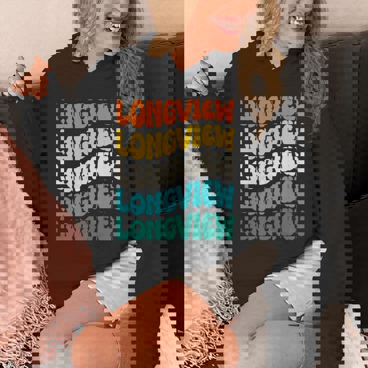 70S Longview 70年代のロングビュー 長袖tシャツ パーカー