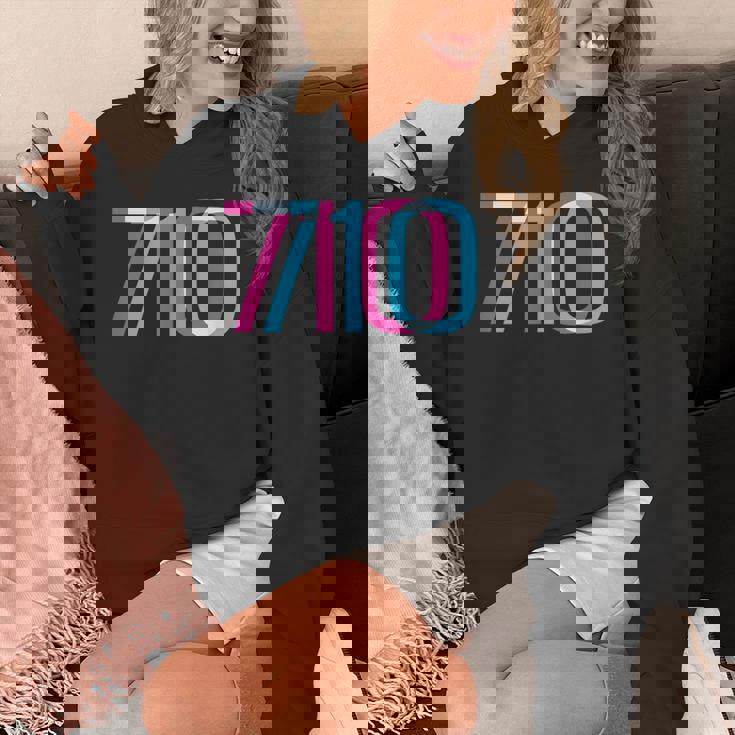 710 オイルダビング420 トリッピーグリッチ パーカー