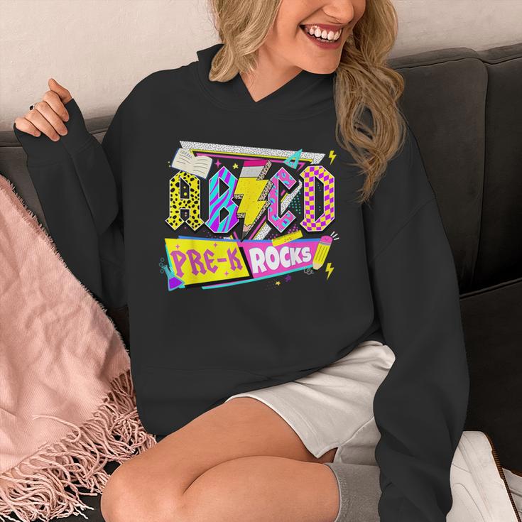 ABCD Pre-K Rocks Back To School PreK Kindergarten Teacher Unisex Hoodie, funny design ABCD Pre-K Rocks Back To School PreK Kindergarten Teacher Unisex Hoodie, funny design