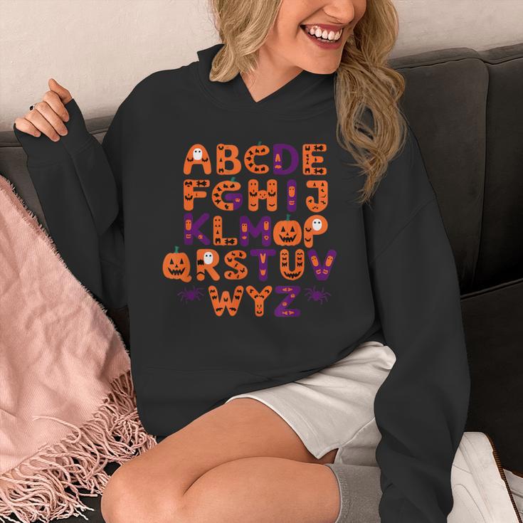ABCs Learning Kindergarten Teacher Halloween Alphabet Unisex Hoodie, funny design ABCs Learning Kindergarten Teacher Halloween Alphabet Unisex Hoodie, funny design