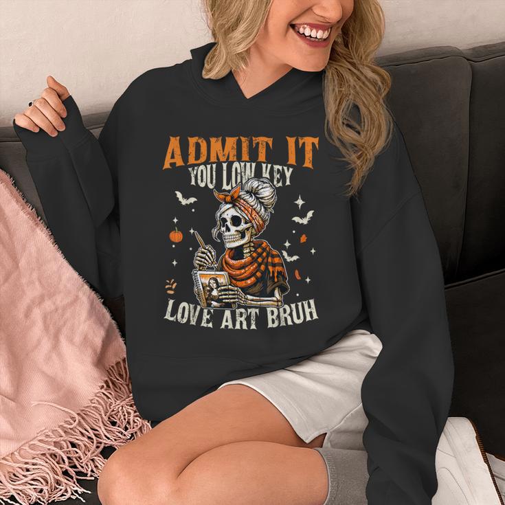 Admit It You Low Key Love Art Bruh Halloween Art Teacher Unisex Hoodie, funny design Admit It You Low Key Love Art Bruh Halloween Art Teacher Unisex Hoodie, funny design