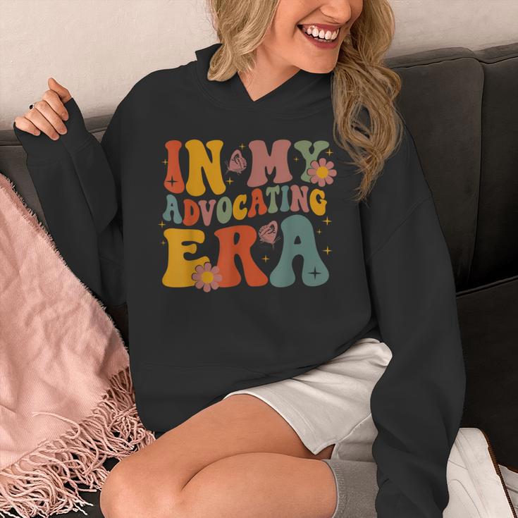 In My Advocating Era Advocate Autism Awareness Sped Teacher Men Women Kids Unisex Hoodie, funny design