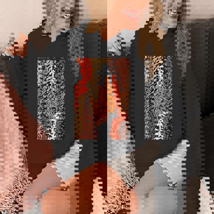 Africa アフリカ Animal Print Africa Is Calling パーカー