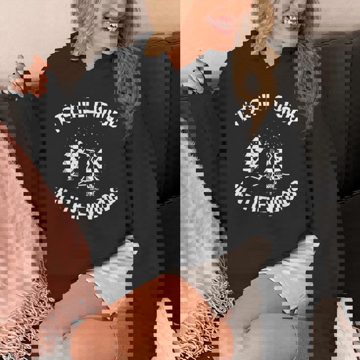 All Good Camp In The Woods 面白いキャンプテント キャンプファイヤー パーカー