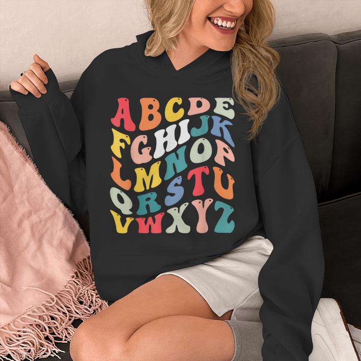 Alphabet Hi Back To School ABC Pre K Kindergarten Teacher Unisex Hoodie, funny design