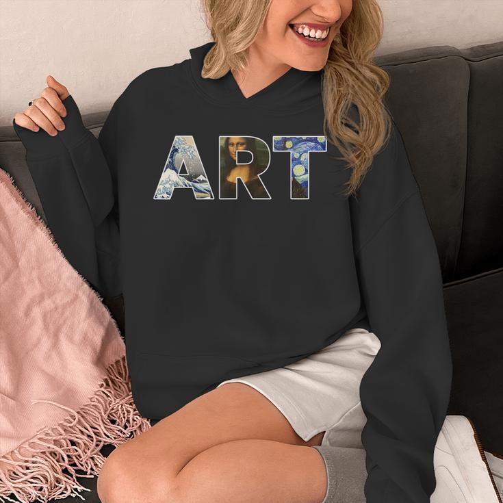 Art Artist Painting Teacher T Shirt Mona Lisa Great Wave For Men Women Unisex Hoodie, funny design