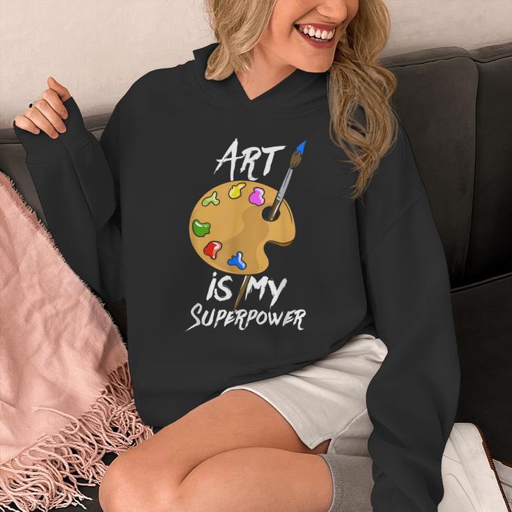 Art Is My Superpower Drawing Art Teacher Artists Unisex Hoodie, funny design Art Is My Superpower Drawing Art Teacher Artists Unisex Hoodie, funny design