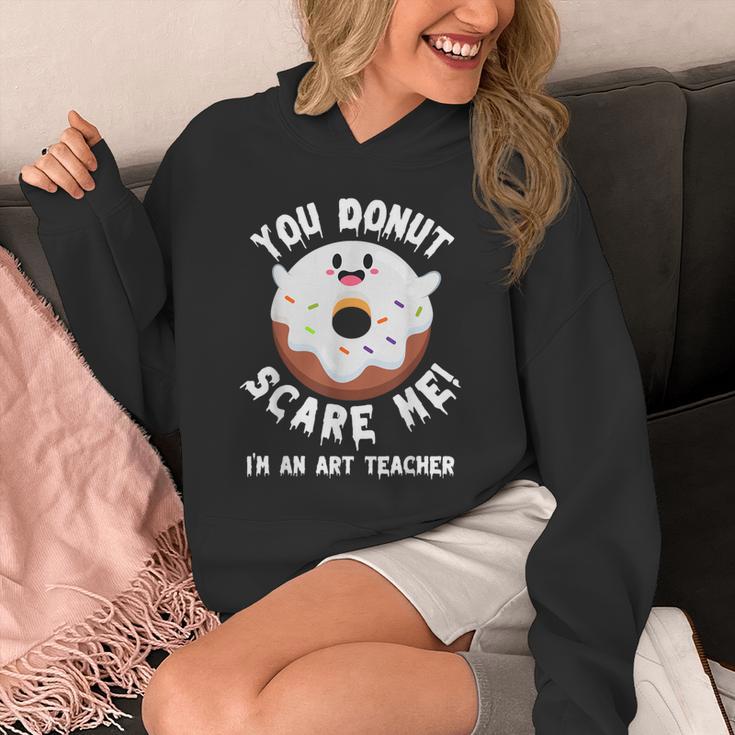 Art Teacher Halloween Donut Lover Costume Kawaii Monster Unisex Hoodie, funny design