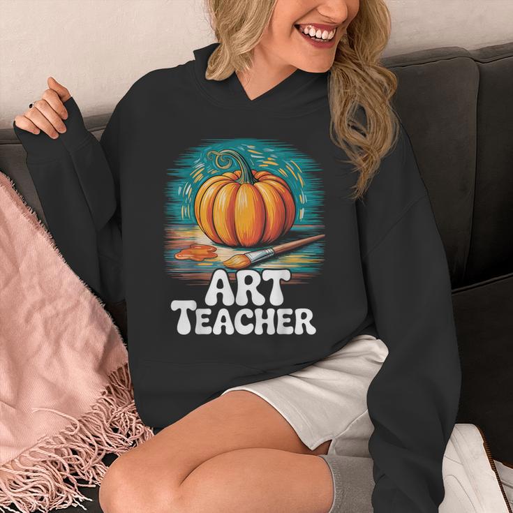 Art Teacher Pumpkin Painting Halloween Costume Unisex Hoodie, funny design