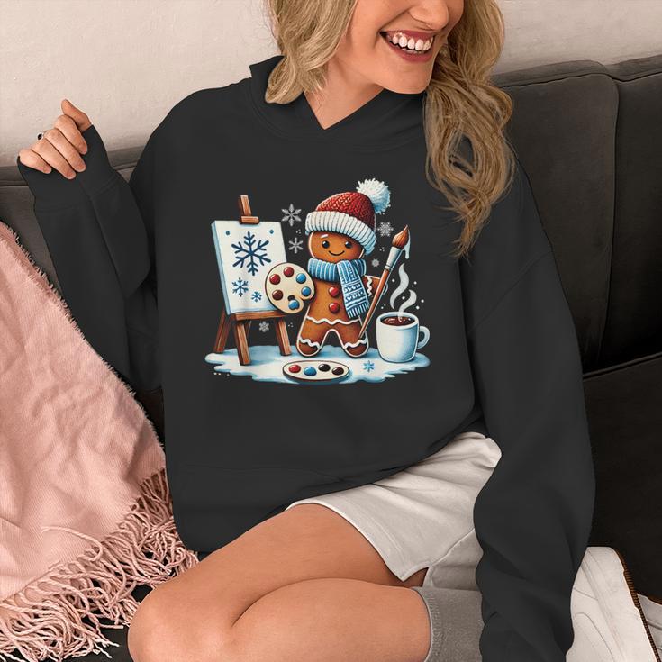 Artist Gingerbread Painter Art Teacher Student Christmas Unisex Hoodie, funny design Artist Gingerbread Painter Art Teacher Student Christmas Unisex Hoodie, funny design