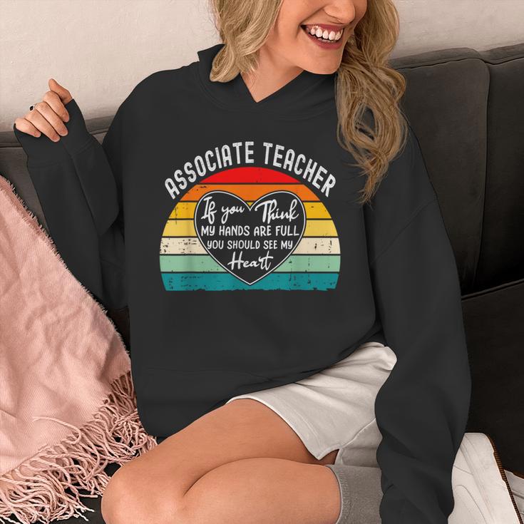 Associate Teacher If You Think My Hands Are Full Unisex Hoodie, funny design Associate Teacher If You Think My Hands Are Full Unisex Hoodie, funny design