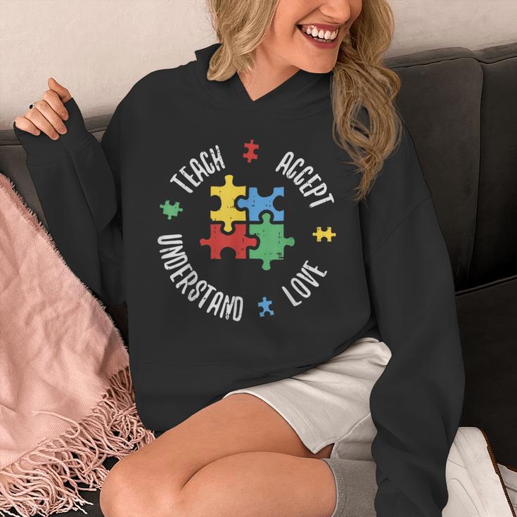 Autism Awareness Teacher Shirt Teach Accept Understand Love Unisex Hoodie, funny design Autism Awareness Teacher Shirt Teach Accept Understand Love Unisex Hoodie, funny design