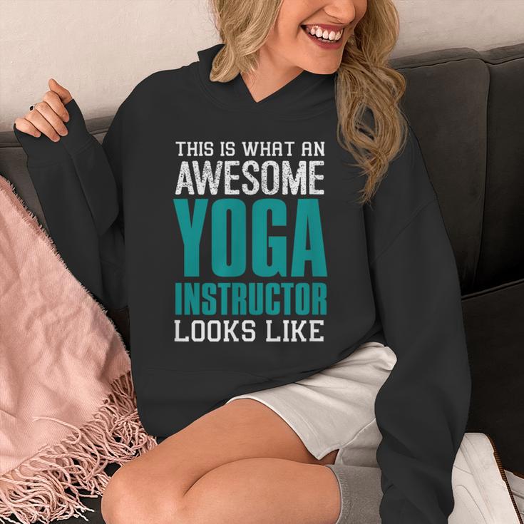 This Is What An Awesome Yoga Instructor Yoga Teacher Unisex Hoodie, funny design