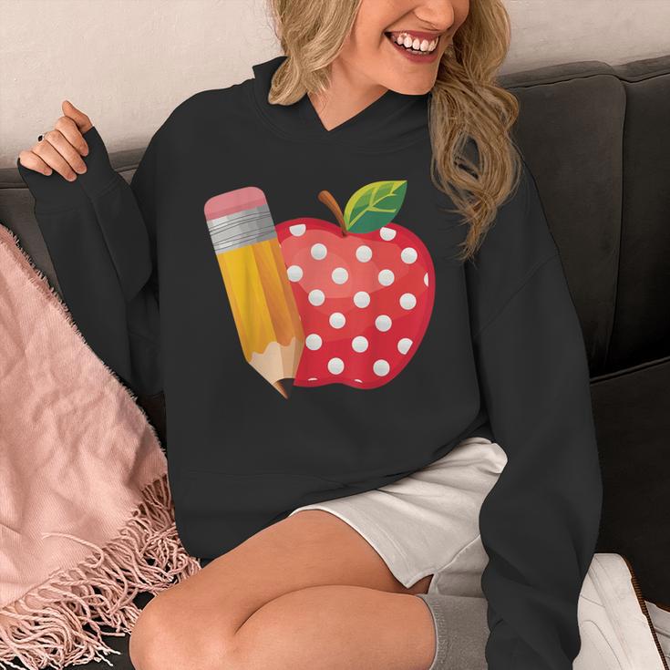 Back To School Pencil And Apple Teacher Student Unisex Hoodie, funny design Back To School Pencil And Apple Teacher Student Unisex Hoodie, funny design