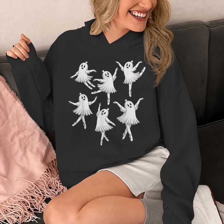Ballet Ghost Dancer Spooky Dance Teacher Halloween Costume Unisex Hoodie, funny design