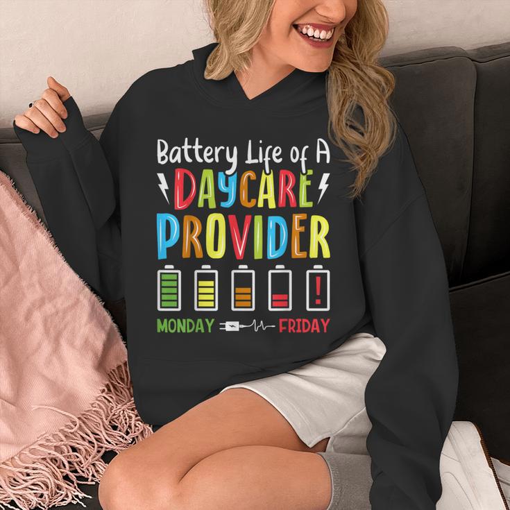 Battery Life Of Daycare Provider Childcare Teacher Unisex Hoodie, funny design