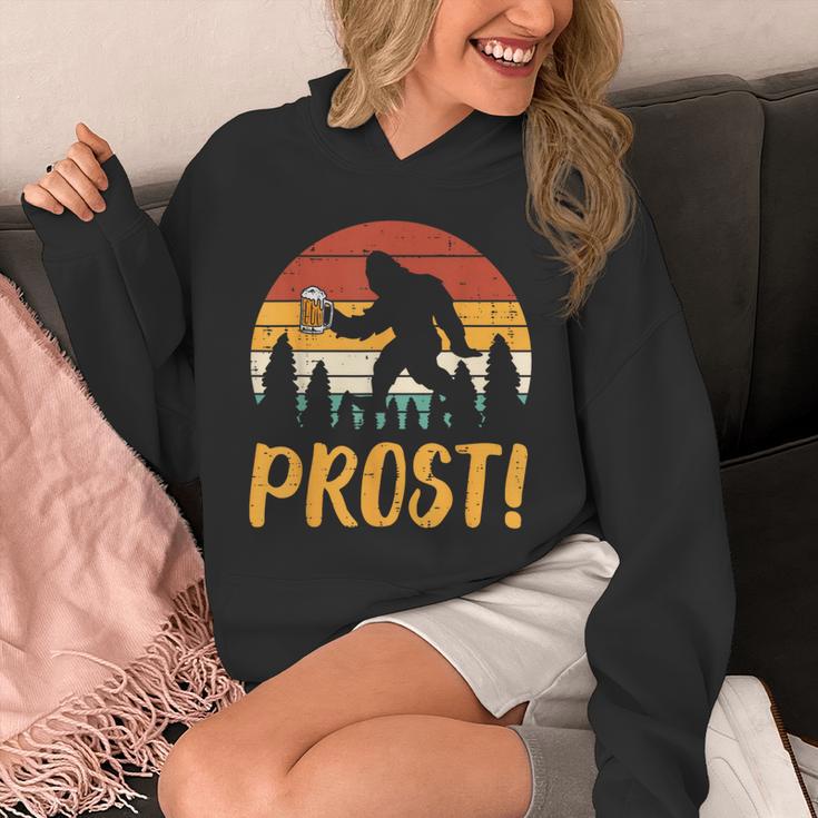 Bigfoot Sasquatch Prost Retro Bavarian Oktoberfest Men Women Unisex Hoodie, funny design