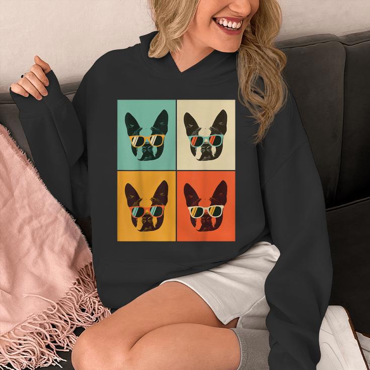 Bostie Dog Lover Boston Terrier With Sunglasses For Men Women Girls Kids Unisex Hoodie, funny design