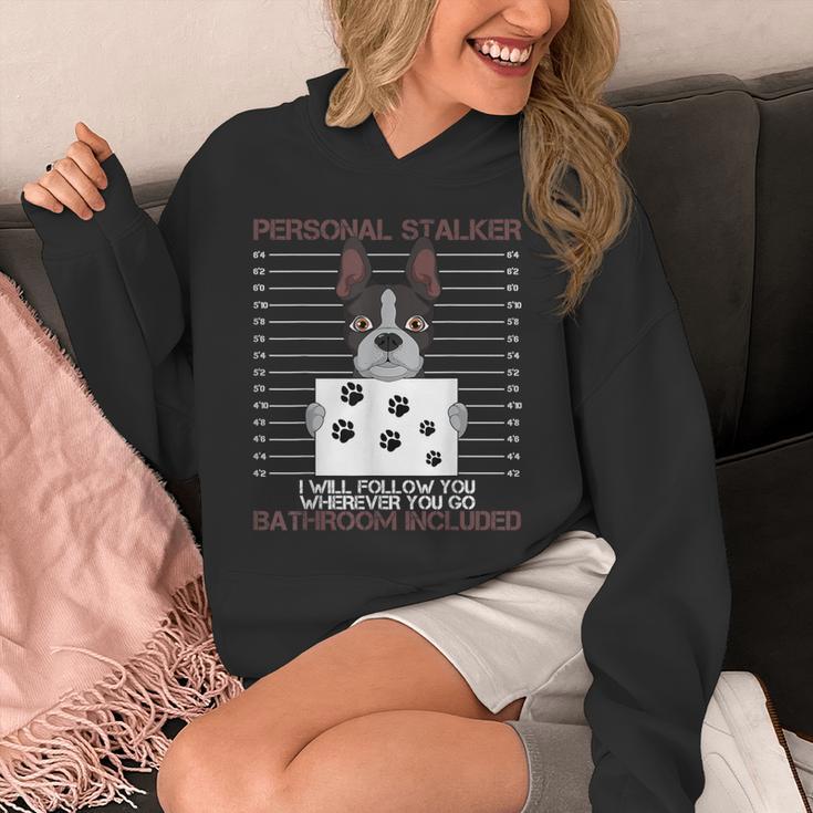 Boston Terrier American Gentleman Personal Stalker Dog Lover Unisex Hoodie, American Boston Terrier Gifts, funny design