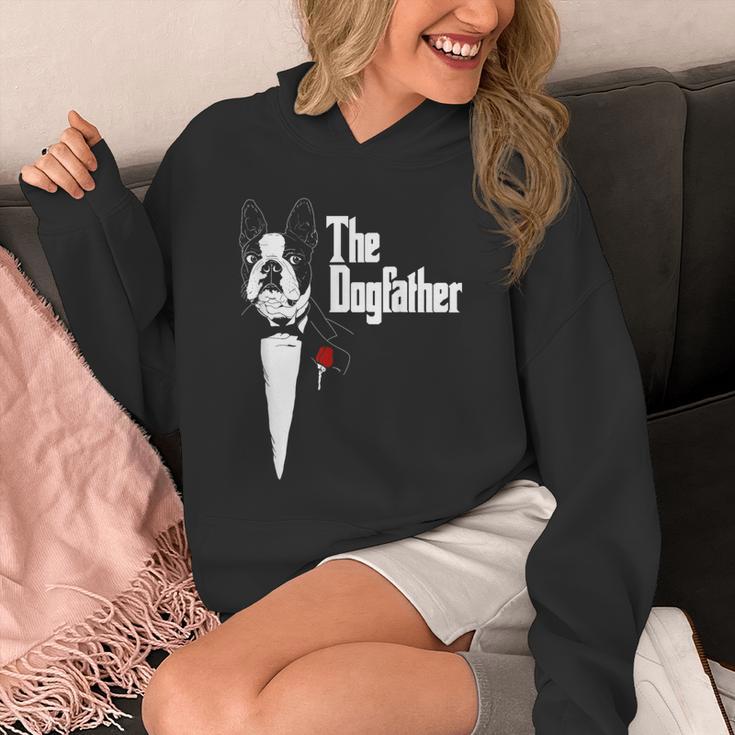Boston Terrier Dad The DogFather Shirt Boston Terrier Unisex Hoodie, Couple Gifts, Boston Terrier Dad Gifts, funny design