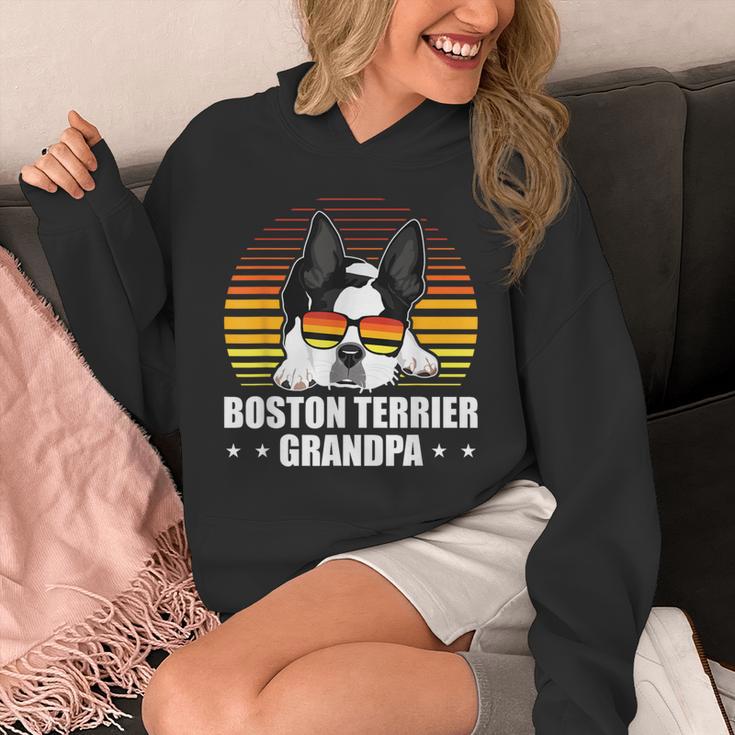 Boston Terrier Grandpa Dog Owner Boston Terrier Unisex Hoodie, funny design
