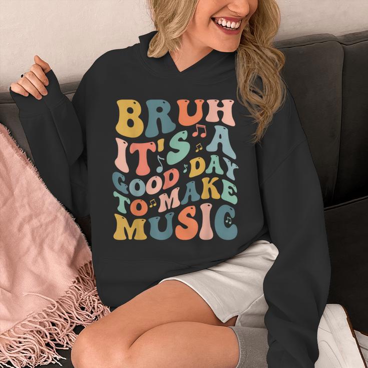 Bruh It's A Good Day To Make Music Musician Music Teacher Unisex Hoodie, funny design