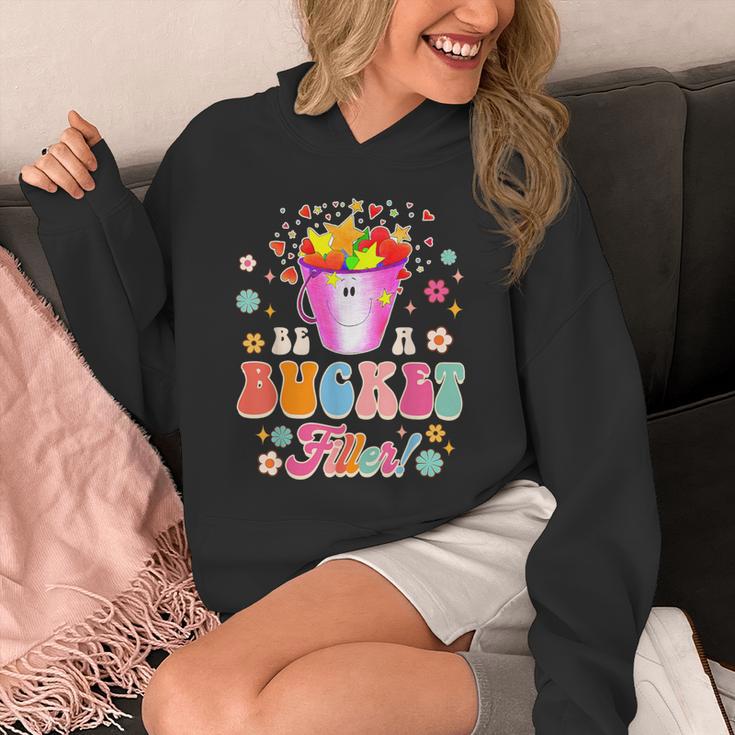Be A Bucket Filler Teacher Teaching Groovy Back To School For Men Women Unisex Hoodie, Groovy Teacher Gifts, funny design