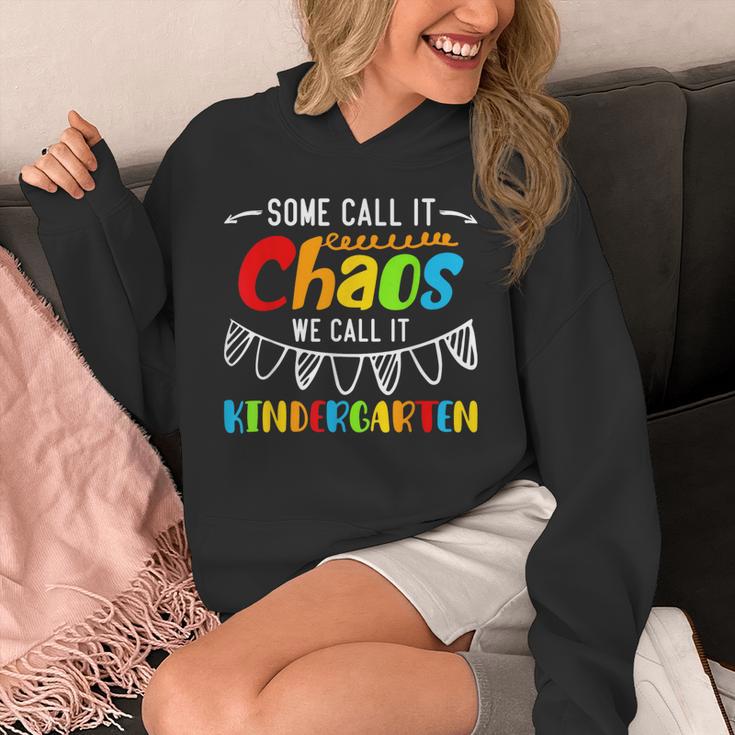 Some Call It Chaos We Call It Kindergarten Teacher Unisex Hoodie, funny design Some Call It Chaos We Call It Kindergarten Teacher Unisex Hoodie, funny design