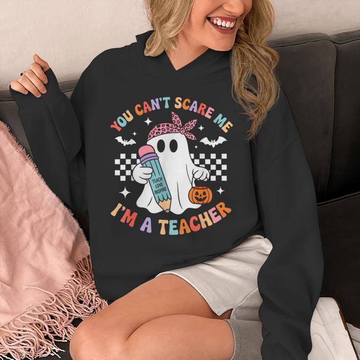 You Can't Scare Me I'm A Teacher Ghost Happy Halloween Unisex Hoodie, funny design You Can't Scare Me I'm A Teacher Ghost Happy Halloween Unisex Hoodie, funny design