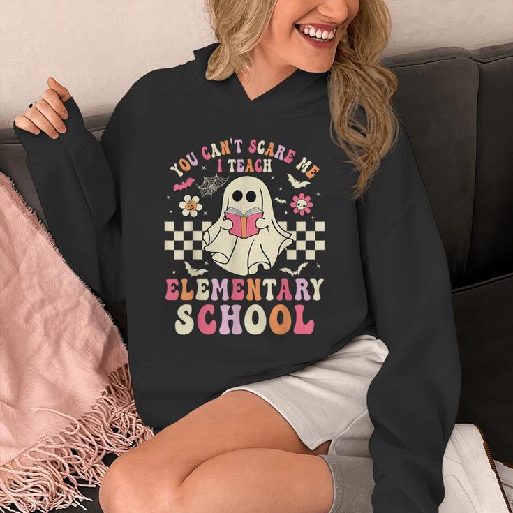 You Can't Scare Me I Teach Elementary School Teacher Spooky Unisex Hoodie, funny design