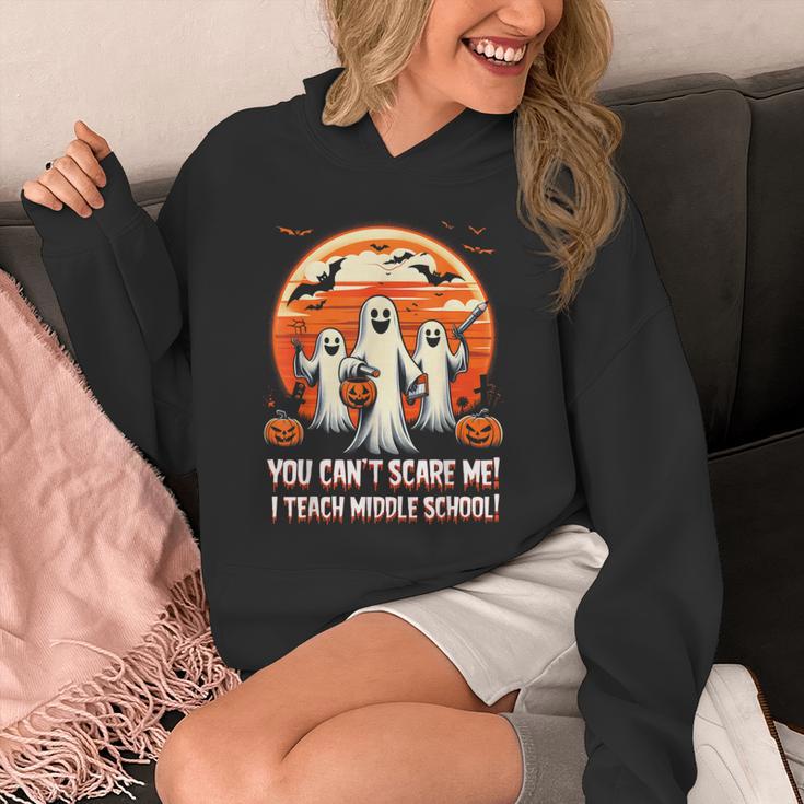 You Can't Scare Me I Teach Middle School Teacher Halloween Unisex Hoodie, funny design You Can't Scare Me I Teach Middle School Teacher Halloween Unisex Hoodie, funny design