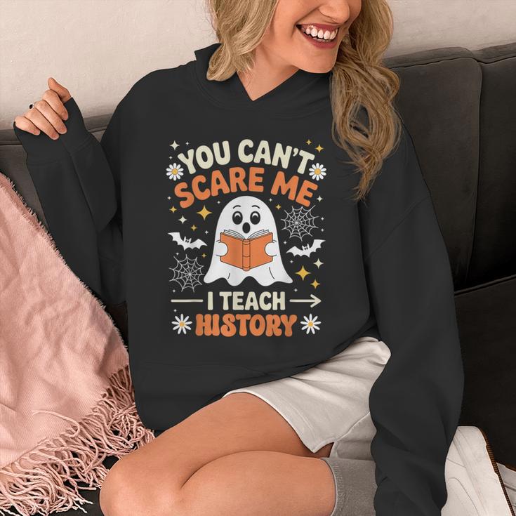 You Can't Scare Me I Teach History Retro Teacher Halloween Unisex Hoodie, History Teacher Gifts, funny design