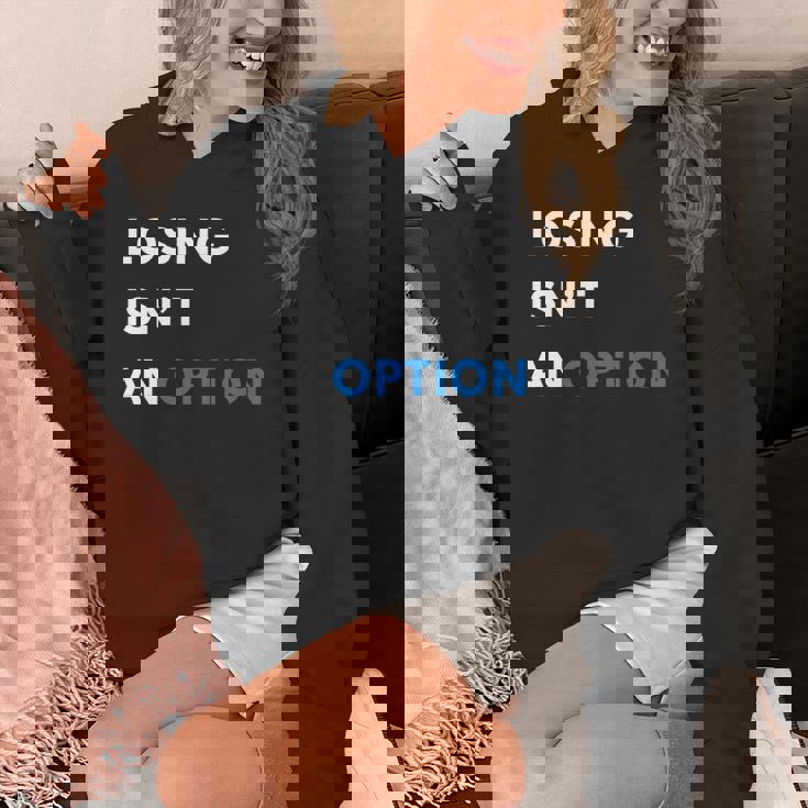 Champion Mindset Losing Isn’T An Option Motivationalta 長袖tシャツ パーカー